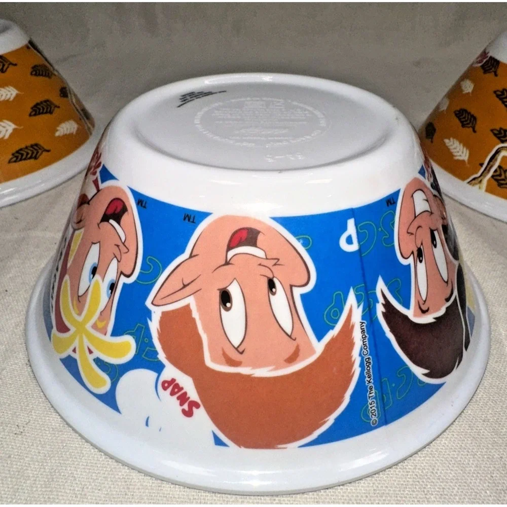Kellogg's Cinnamon Toast Crunch Bowls Set of 3 Snap Crackle Pop Plastic